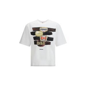 Dsquared² White Cotton Men's T-Shirt